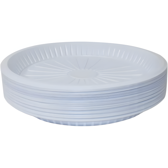 Plastic Plates 22 cm – 50 pcs